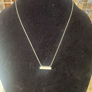 Kendra Scott Gold Bar Necklace new without tags